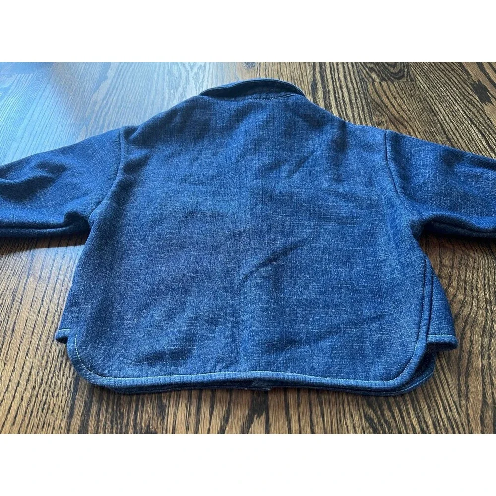Kids Denim Set with Fleece Lining (90cm 2T)